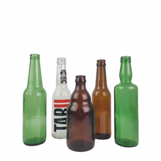 스크린 인쇄가 가능한 컬러 음료 병 유리 맥주병